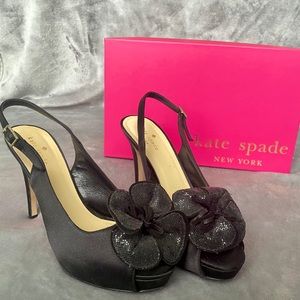 KATE SPADE Gael Slingback Satin Pumps